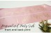 SHOULDER SASH - Front & Back print - Personalised custom print satin ribbon 
